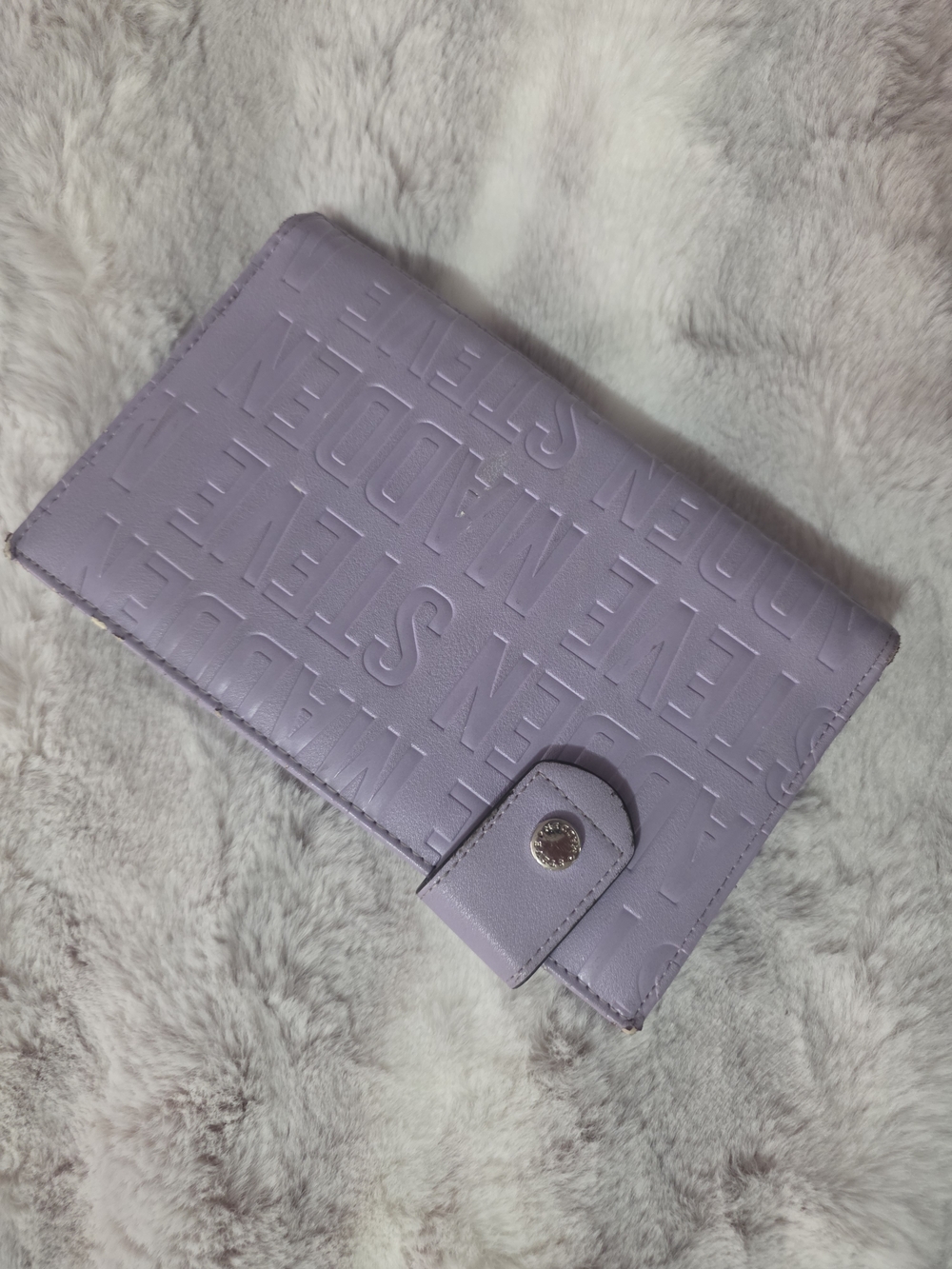 Steve Madden Lavender Embossed Wallet